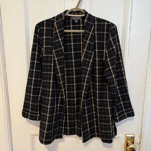 Plaid suit jacket